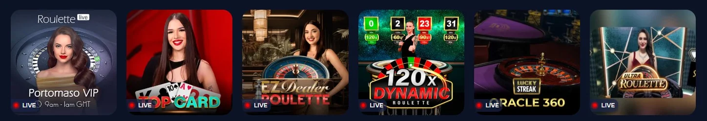 Wizardo Casino Live Casino